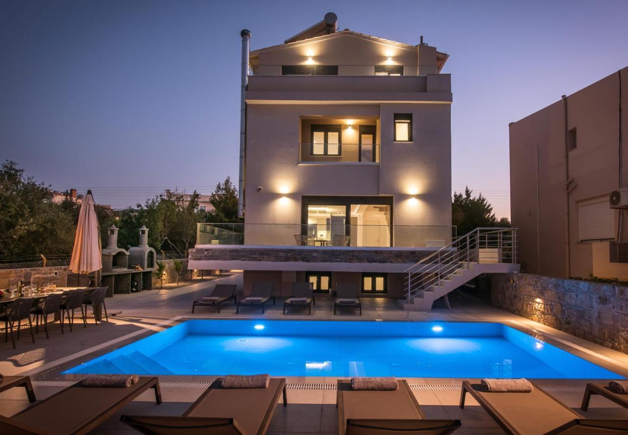 Luxury Villa Marelina Chersonissos Buitenkant foto