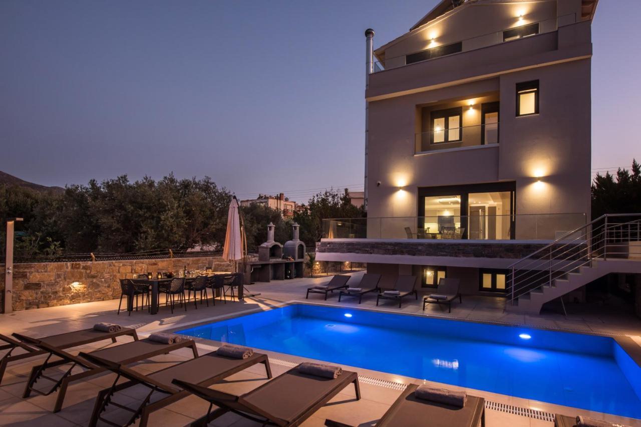 Luxury Villa Marelina Chersonissos Buitenkant foto